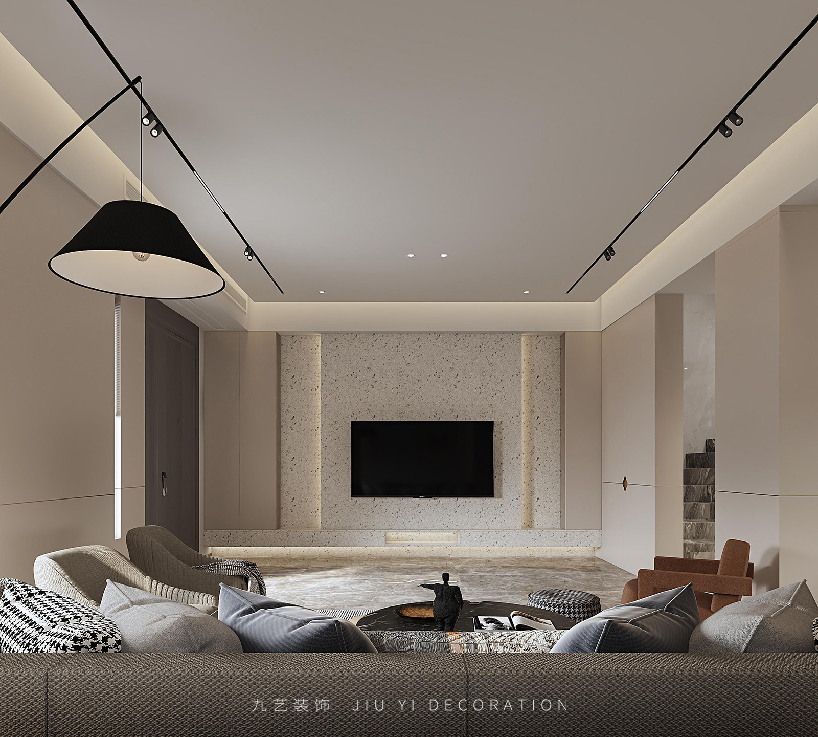 客廳電視景