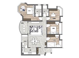 碧桂園豪園-140㎡品質之家